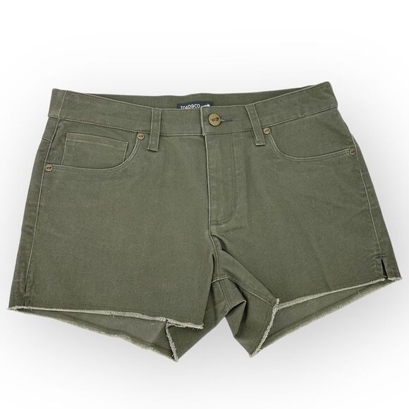 TOAD&CO NWT Sequoia Fringe Short TOAD & CO size 6- Olive -‎ organic cotton - Picture 5 of 9